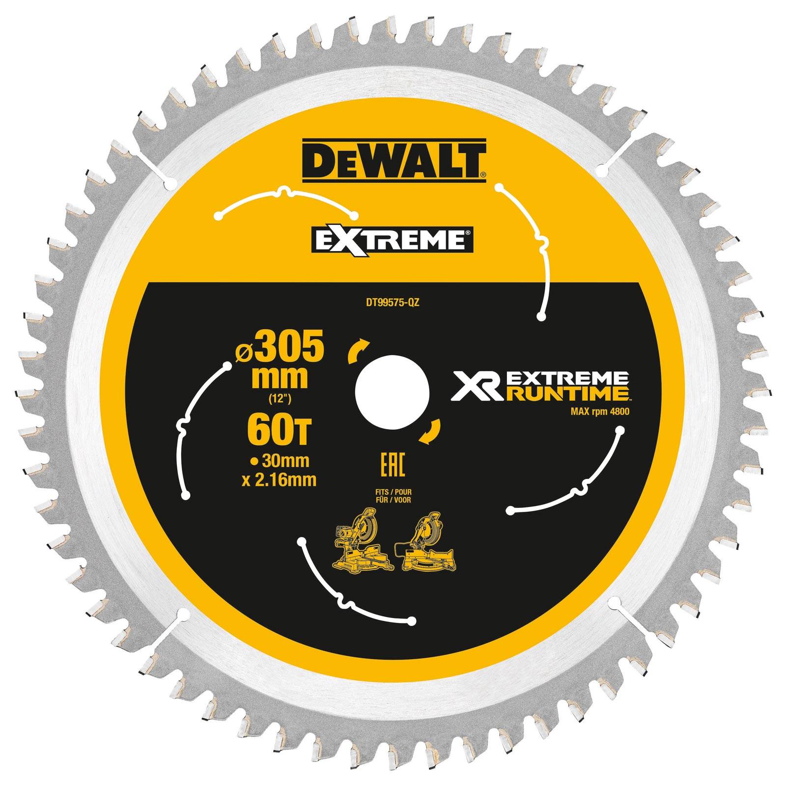 DEWALT DT99575 DT99575-QZ Kreissägeblatt 1 St.