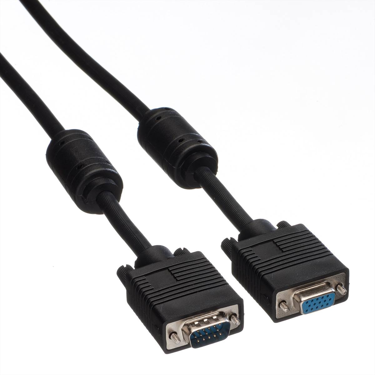 ROLINE SVGA-Kabel HD15 ST - BU mit Ferritkern, 6 m