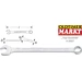 Hazet 600N-8 Ring-Maulschlüssel Schlüsselweite (Metrisch) 8 mm Hazet 600N-8 Ring-Maulschlüssel Schlüsselweite (Metrisch) 8 mm