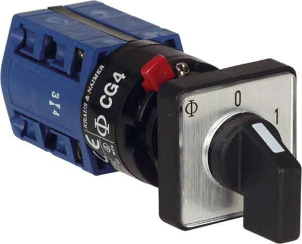 Kraus & Naimer CG4.A200.FS2 Lasttrennschalter 10A 1 x 60° Grau, Schwarz 1St.