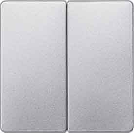 Siemens Schalterprogramm Abdeckung Serienschalter Delta Aluminium (Metallic) 5TG6245