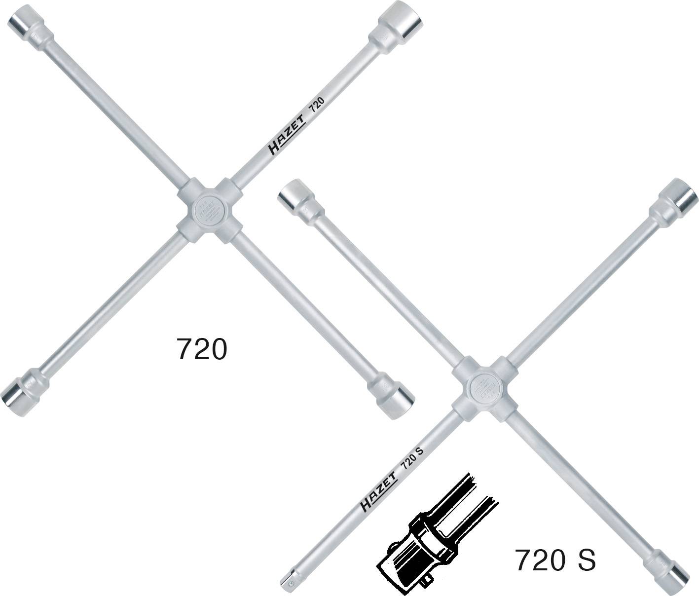Hazet 720S Radkreuz Wohnmobile, Van, SUV, Pkw, Lkw, Bus 1 St.