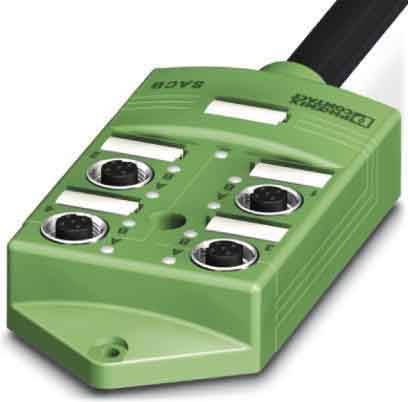 Phoenix Contact SACB-4/ 4-L- 5,0PUR SCO 1517084 Sensor/Aktorbox passiv M12-Verteiler mit Metallgewinde 1 St.