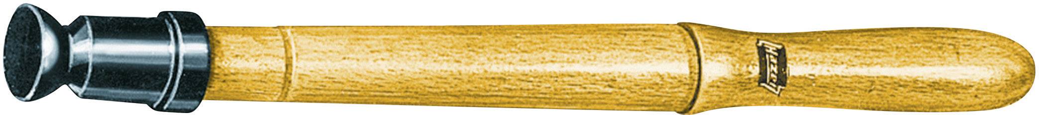 Holzgriff mit Metallaufsatz, vermutlich ein Werkzeug wie ein Stechbeitel.
