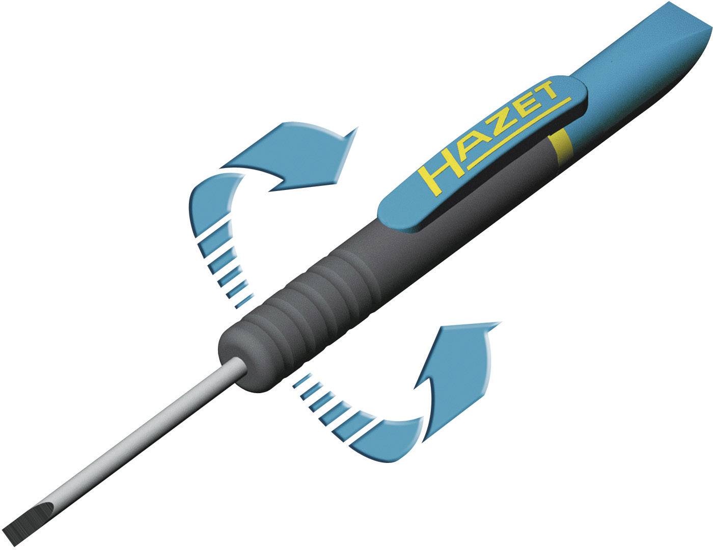 Hazet 805C-25 Clip-Schraubendreher, Schlitzschrauben