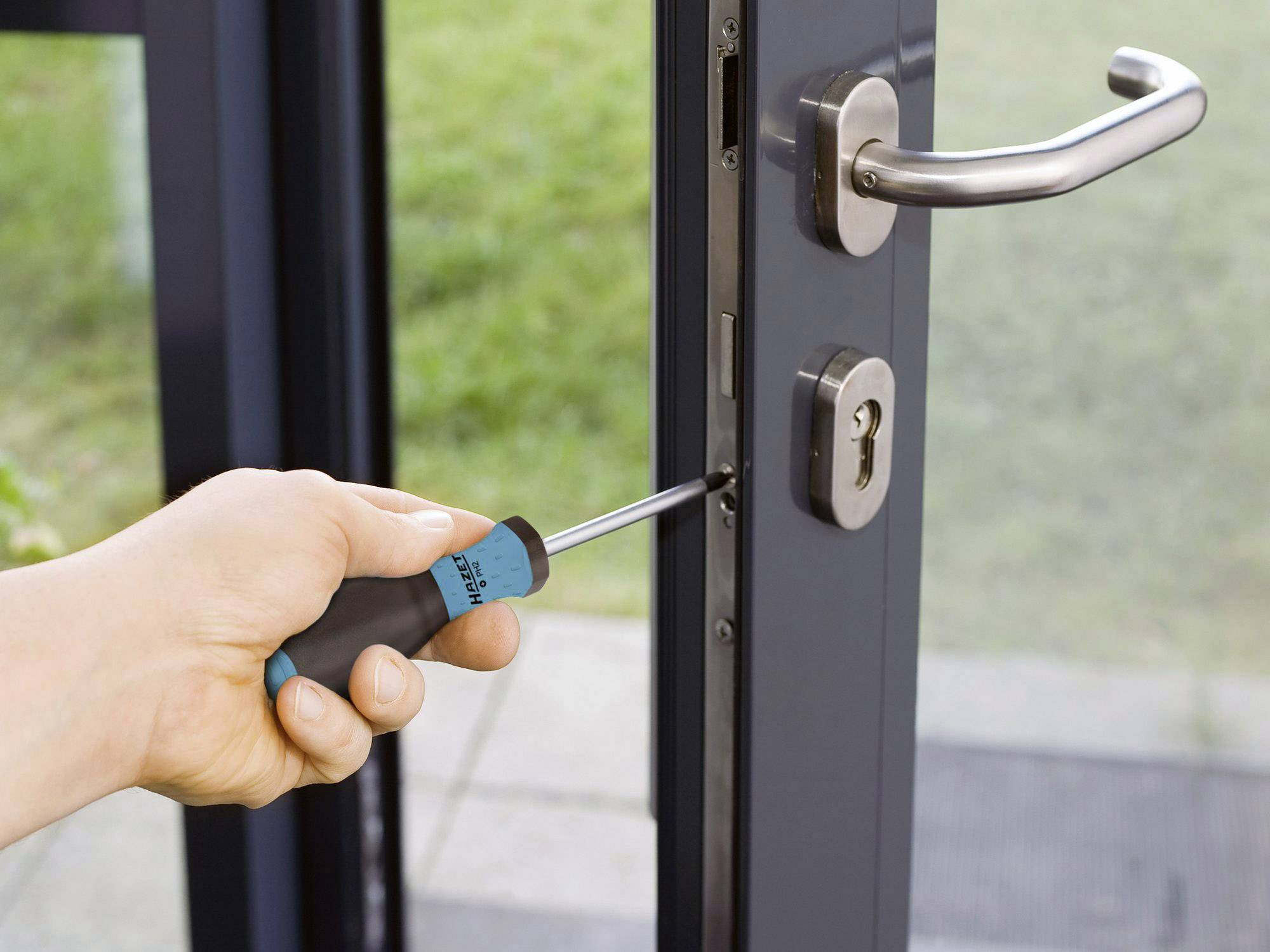 Hazet Werkstatt Schraubendreher-Set 6teilig Schlitz, Kreuzschlitz Phillips