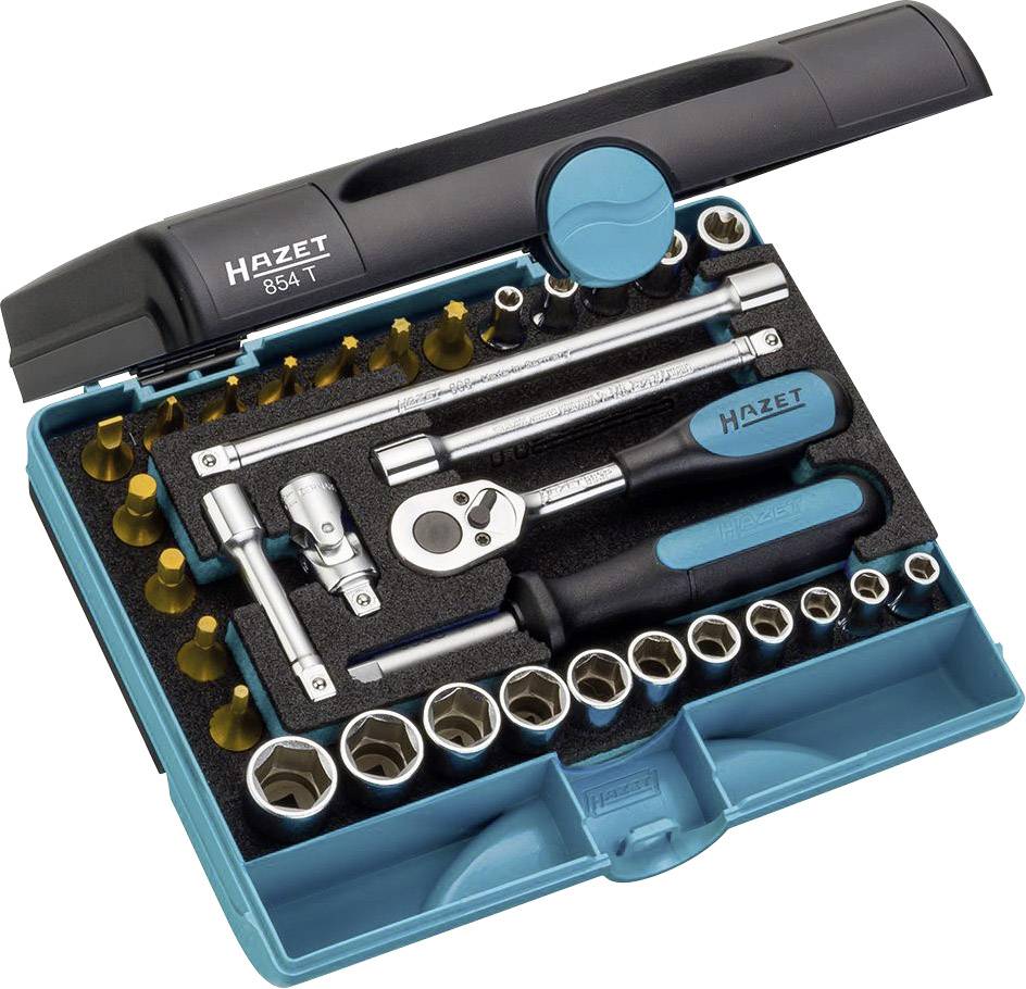 Hazet Steckschlüsselsatz metrisch 1/4" (6.3 mm) 33teilig 854T