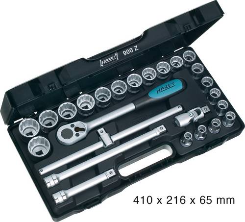 Hazet Steckschlüsselsatz metrisch 1/2  (12.5 mm) 25teilig 900Z