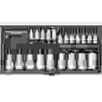 Proxxon Industrial Steckschlüssel-Bit-Einsatz-Set 1/4" (6.3 mm), 1/2" (12.5 mm) 24teilig 23 102