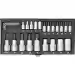 Proxxon Industrial Steckschlüssel-Bit-Einsatz-Set 1/4" (6.3 mm), 1/2" (12.5 mm) 24teilig 23 102 Proxxon Industrial Steckschlüssel-Bit-Einsatz-Set 1/4" (6.3 mm), 1/2" (12.5 mm) 24teilig 23 102