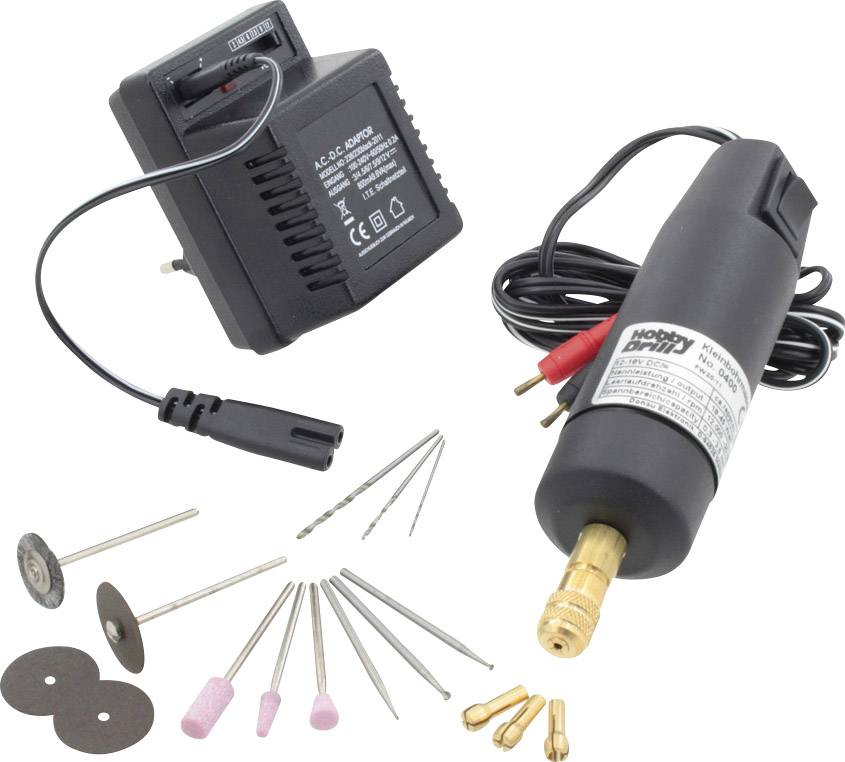 Donau Elektronik 0400V1 Multifunktionswerkzeug mit Zubehör 19teilig 45 W