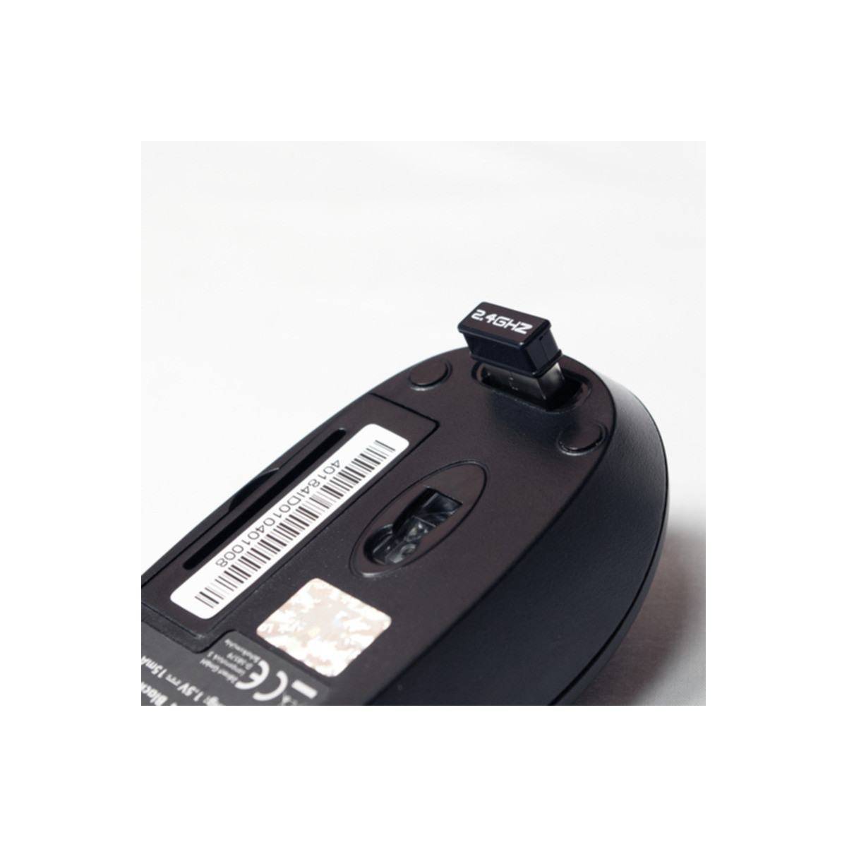 LogiLink ID0104 Funk Tastatur, Maus-Set Deutsch, QWERTZ Schwarz