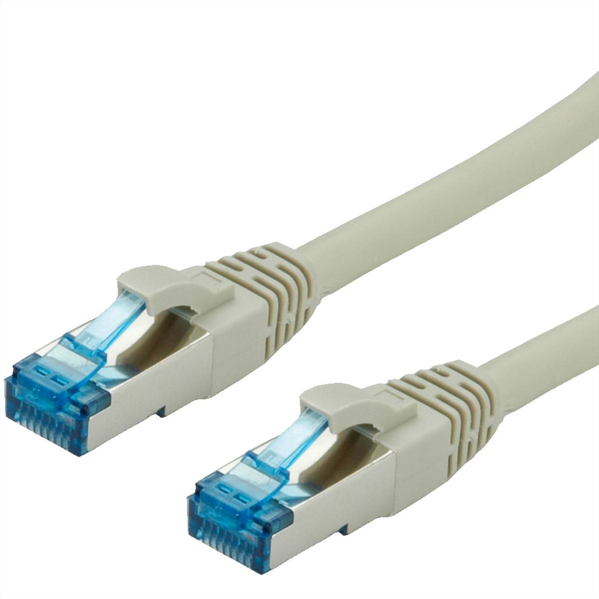 VALUE Patchkabel Kat.6A (Class EA) S/FTP (PiMF), LSOH, grau, 3 m