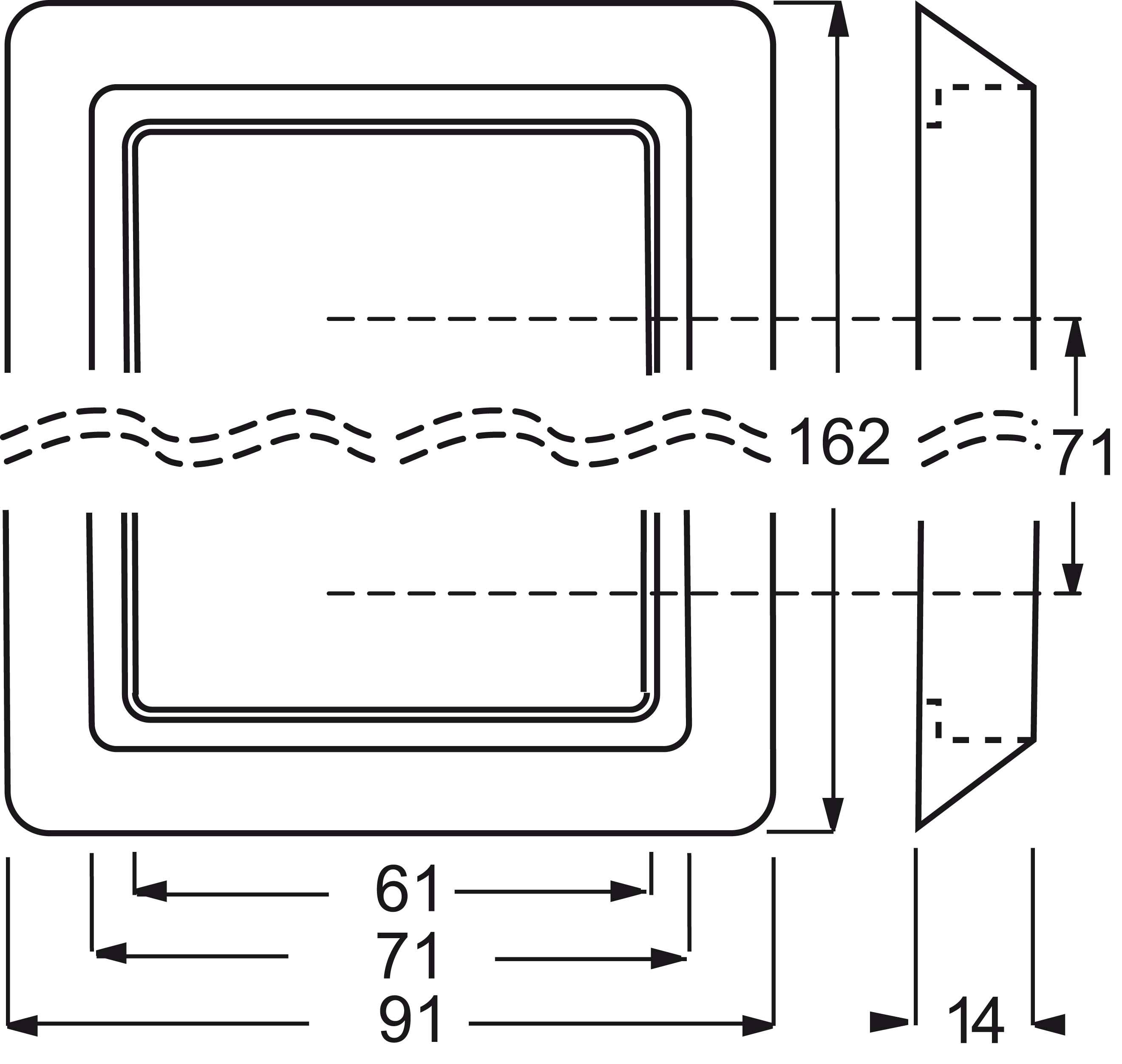 Busch-Jaeger 2fach Rahmen Rahmen Allwetter 44 (IP44) Anthrazit, Schwarz-Grau 2CKA001730A0233