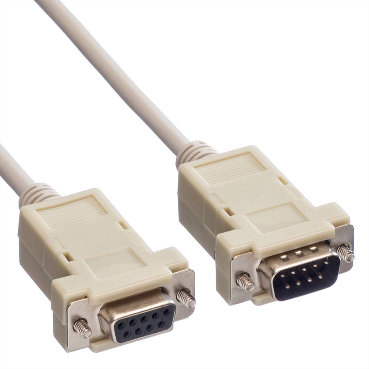 VALUE RS232-Kabel 9pol ST-BU, 3 m