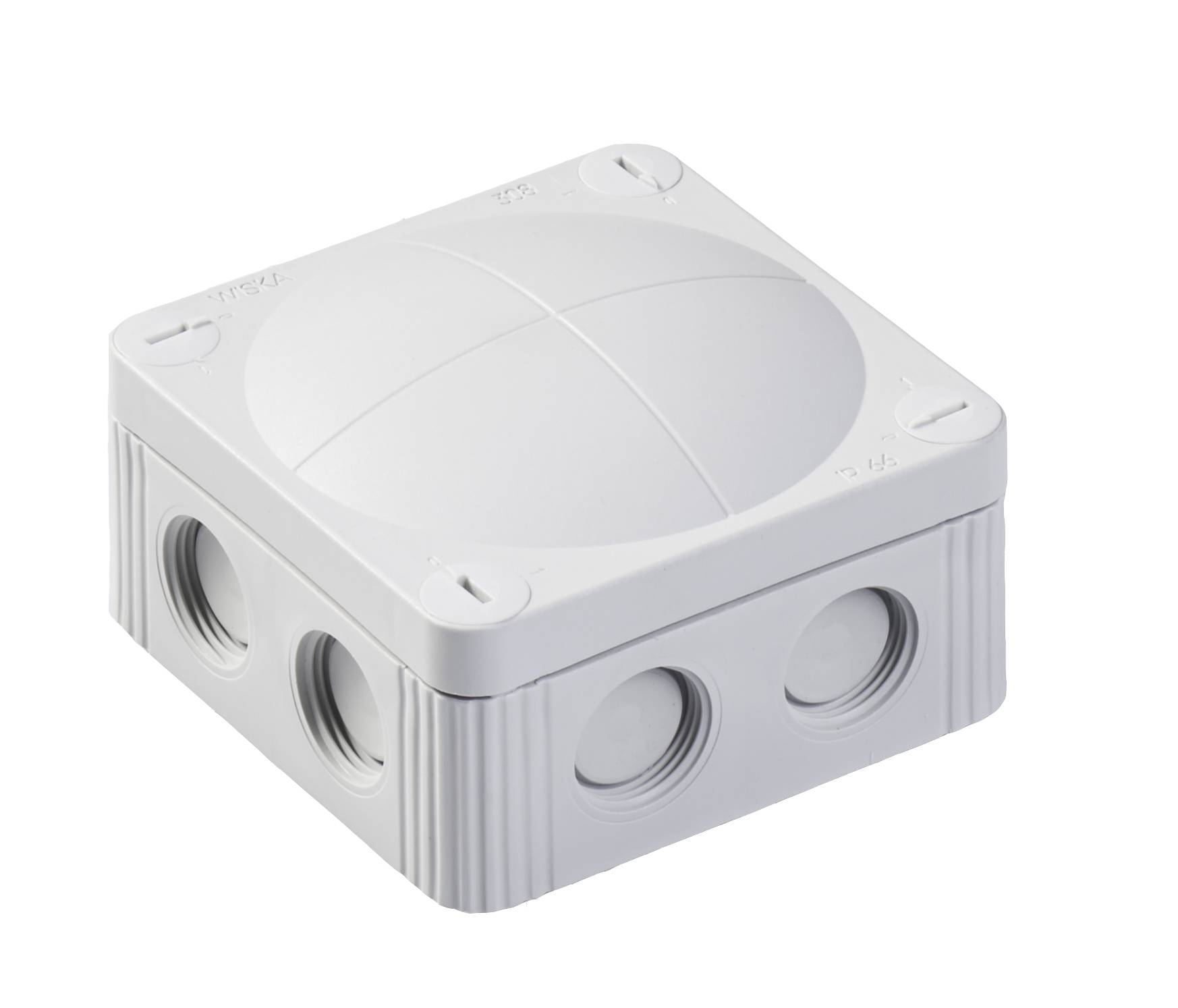 WISKA Hoppmann GmbH Kabelabzweigkasten COMBI 308/leer 4qmm IP66 RAL7035