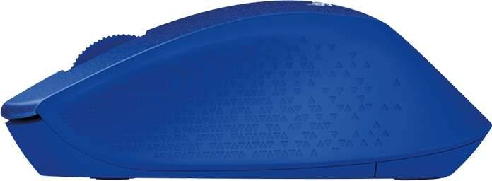 Logitech M330 Silent Plus Maus Funk Optisch Blau 3 Tasten 1000 dpi