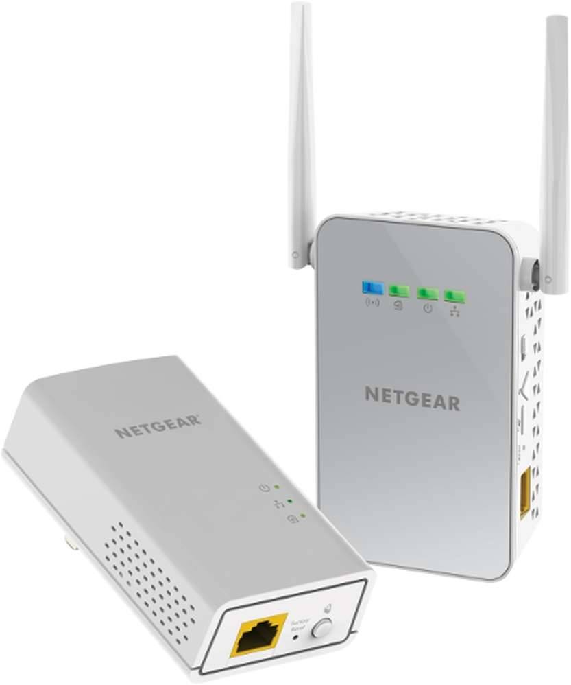 NETGEAR NETGEAR Powerline WLAN 1000 Set Powerline WLAN Hybrid Kit PLW1000-100PES 1000 MBit/s