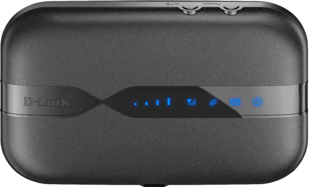 D-Link Mobile Wi-Fi 4G Hotspot 150 Mbps Mobiler 4G-WLAN-Hotspot MIMO Schwarz