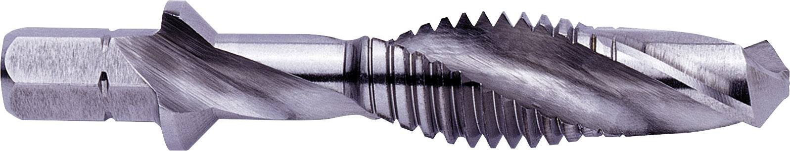 Schneidwerkzeug mit spiralförmig angeordneten Schneidzähnen, verwendet zum Gewindeschneiden in Metall oder anderen Materialien.
