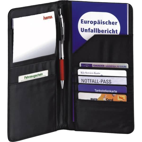 hama Fahrzeug-Etui, KFZ-Organizer aus Nylon, schwarz
