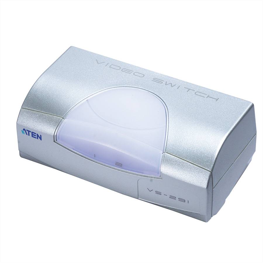ATEN VS291-AT-G 2 Port VGA-Switch 1920 x 1440 Pixel
