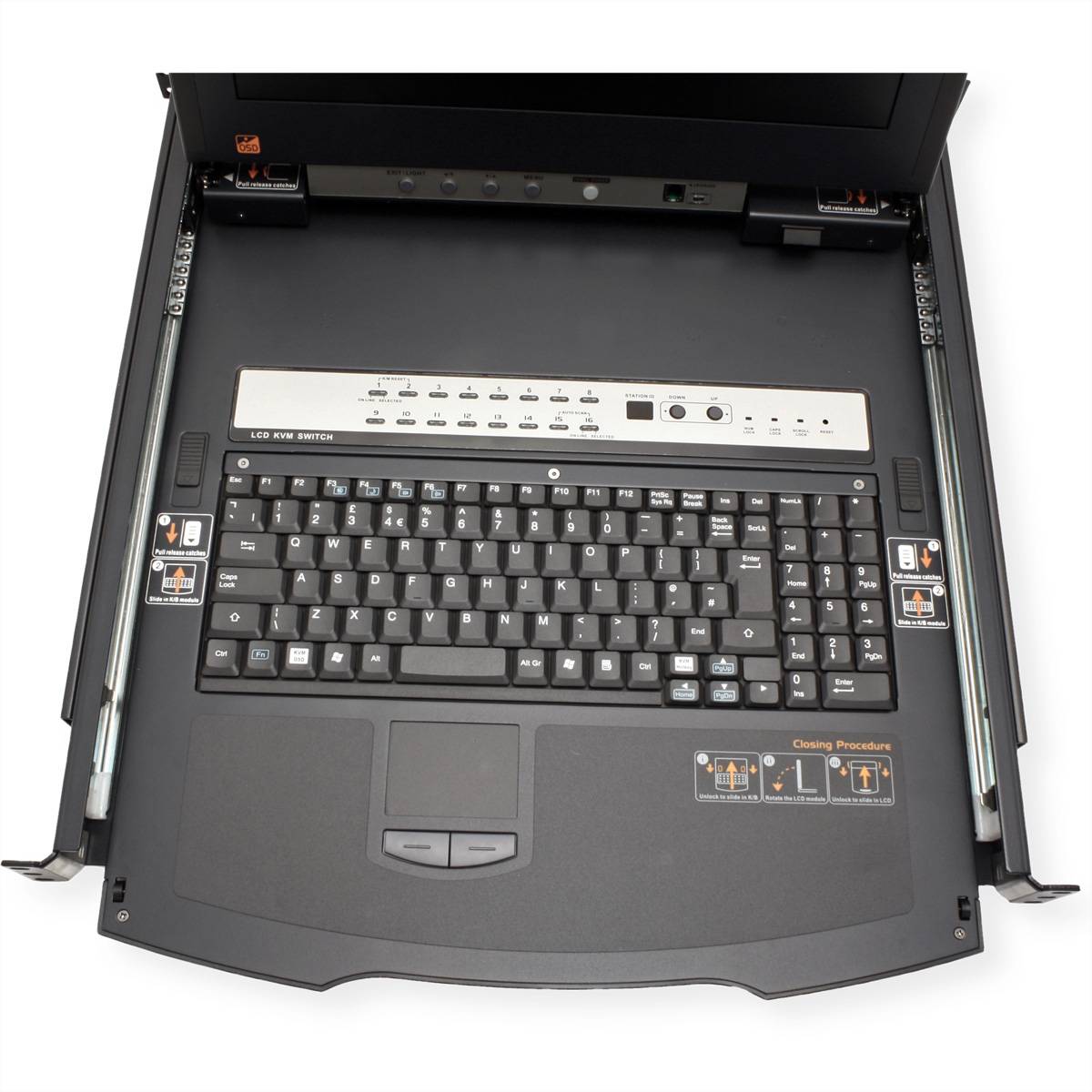ATEN KL1516AiM-AXA-XG 16 Port KVM-Konsole VGA 1600 x 1200 Pixel