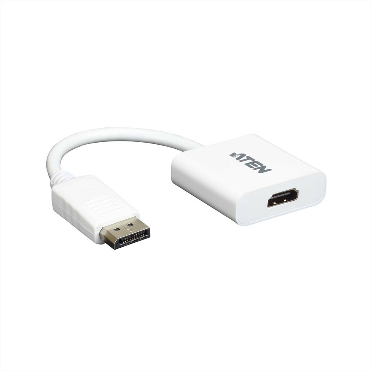 ATEN VC985-AT DisplayPort / HDMI Adapter [1x DisplayPort Stecker - 1x HDMI-Buchse] Weiß 10.00 cm