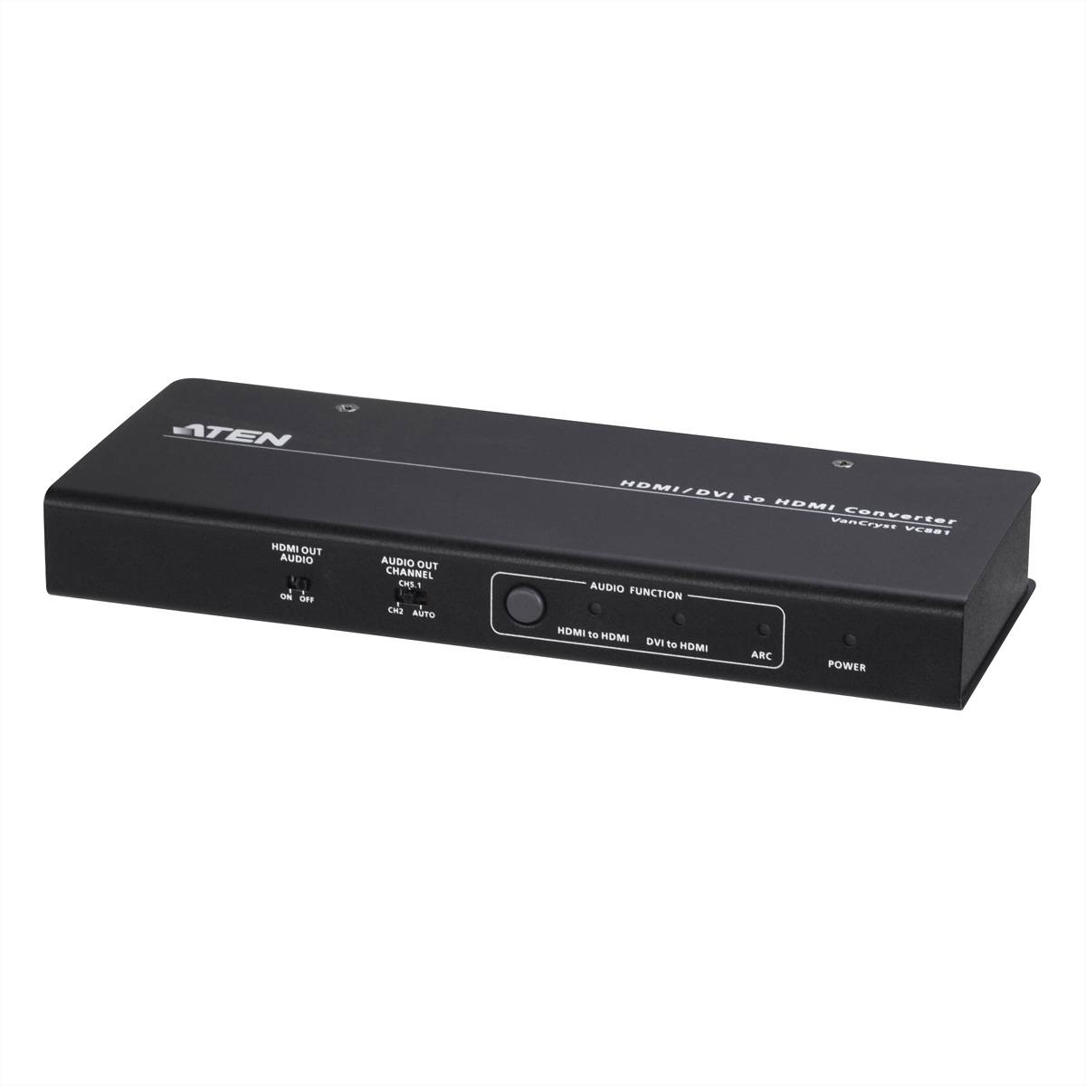 ATEN Anschlusskabel HDMI-A Buchse, DVI-I 18+5pol. Buchse 0 m Schwarz VC881 4K UHD HDMI-Kabel