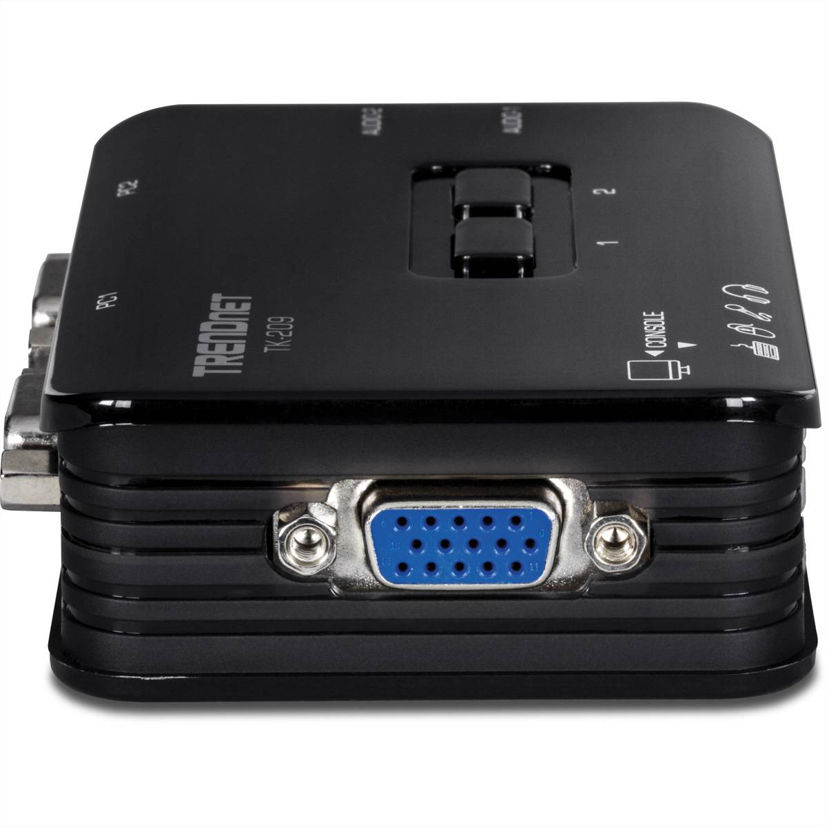 TRENDnet TK-209K KVM Switch 2-Port USB Kit mit Audio
