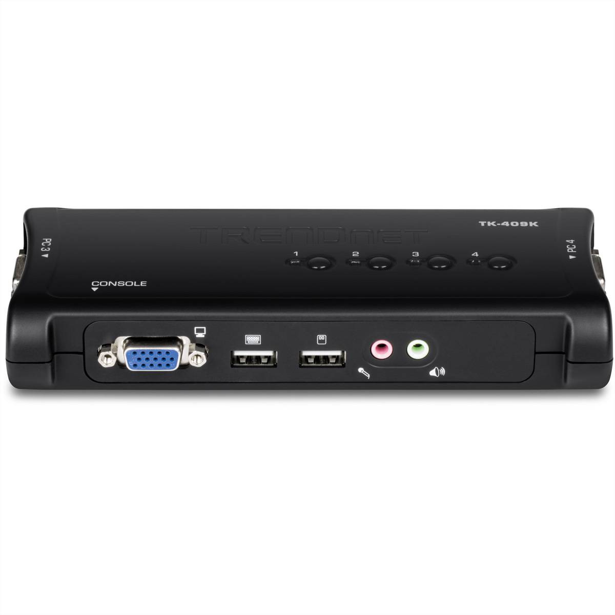 TrendNet TK-409K 4 Port KVM-Umschalter VGA USB 2048 x 1536 Pixel