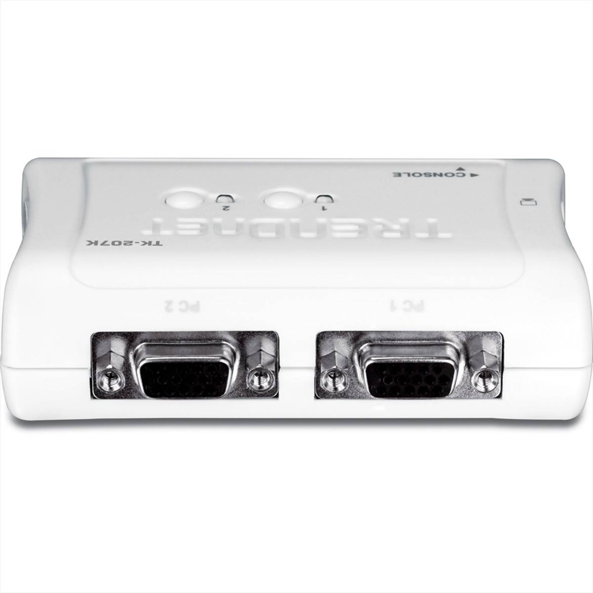 TRENDnet KVM Switch 2-Port VGA/USB mit Kabeln Signalsteuerung KVM KVM Switches