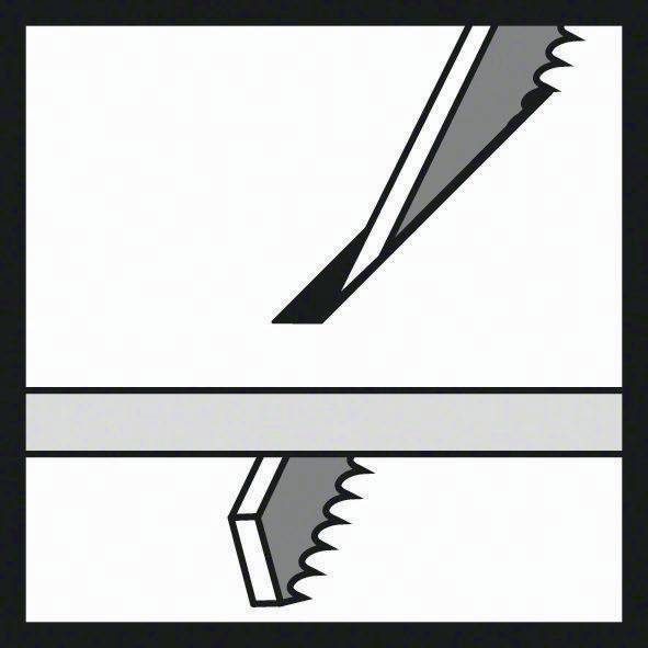 Säbelsägeblatt S 644 D L.150mm B.19mm TPI 6 4,3mm 5er Pk.