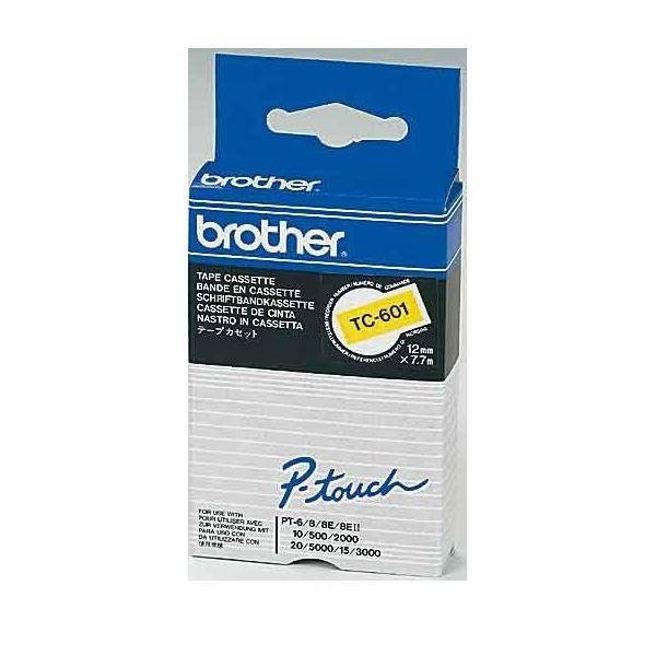 brother Schriftbandkassette P-touch TC-501 12 mm x 7,7 m (B x L) blau