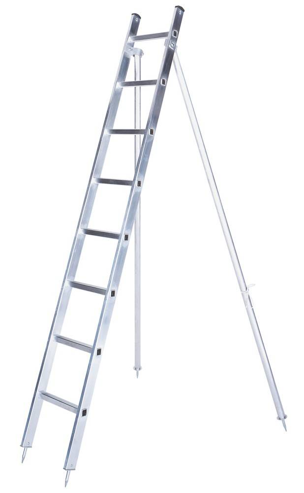 Geis&Knoblauch Obstbaumleiter m.Stützen 10 Sprossen 6610