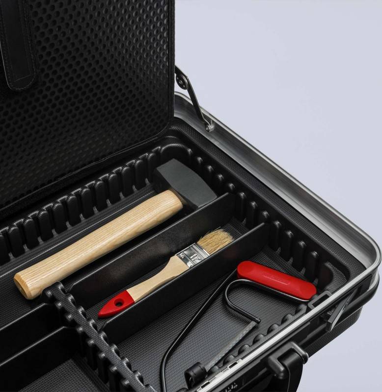Knipex VDE-Werkzeugkoffer Elektro ** Hartschalenkoffer 002105HLS bestückt Install.Baumaterial