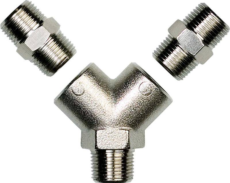 AirCare Kupplungen 3/8" IG 3120301P Ausführung 2-fach Verteiler-Set Innengewinde 3/8" Außengewinde 3/8" 3M-Nr 312-03-