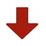 Bodenmarkierer, Pfeil Form, rot, extra stark klebend rückstandsfrei entfernbar, 50,8 mm x 127 mm, 100 Etiketten