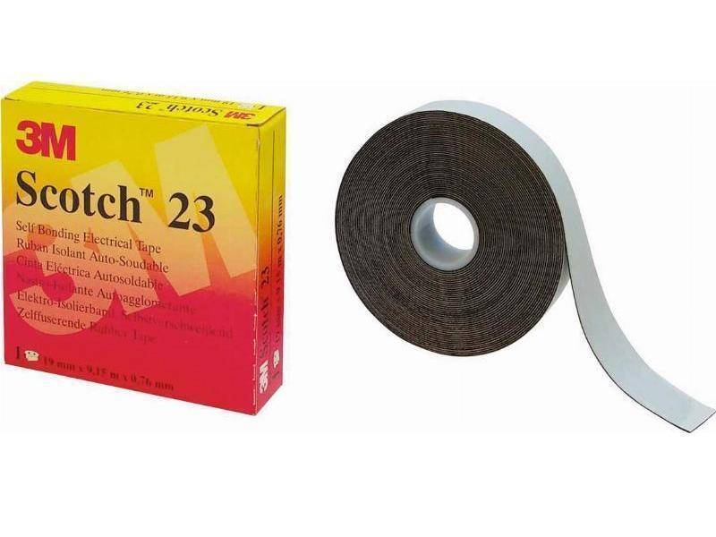 3M Scotch 23 SCOTCH23-19X9.15 Reparaturband Scotch® 23 Schwarz (L x B) 9.15 m x 19 mm 1 St.