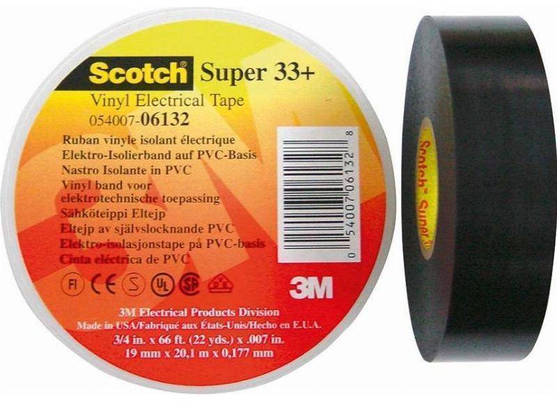 Scotch Super 33+ SUPER33+-19X6 Isolierband Scotch® Super 33 Schwarz (L x B) 6 m x 19 mm 1 St.