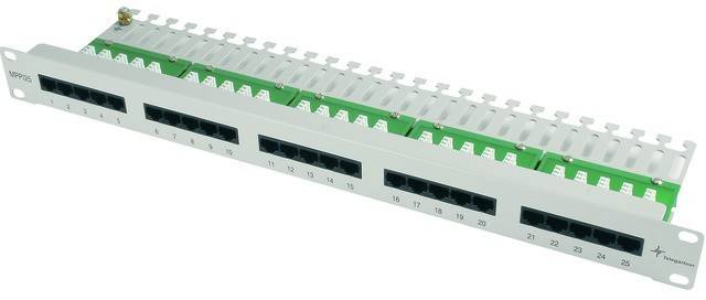 Telegärtner 19" ISDN-Panel 25-Port MPPISDN 25-H kurz