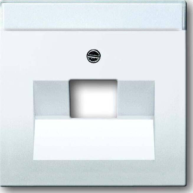 Busch-Jaeger Abdeckung UAE-/IAE-/ISDN-Steckdose Verkehrsweiß, Weiß 2CKA001710A3165