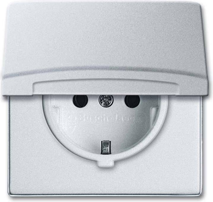ABB 2CKA002064A0288 Geräteeinsatz IP44 Aluminium, Weißaluminium (RAL 9006)