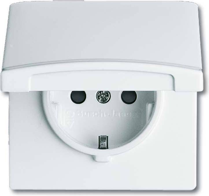 ABB 2CKA002064A0294 Geräteeinsatz IP44 Reinweiß (RAL 9010), Weiß