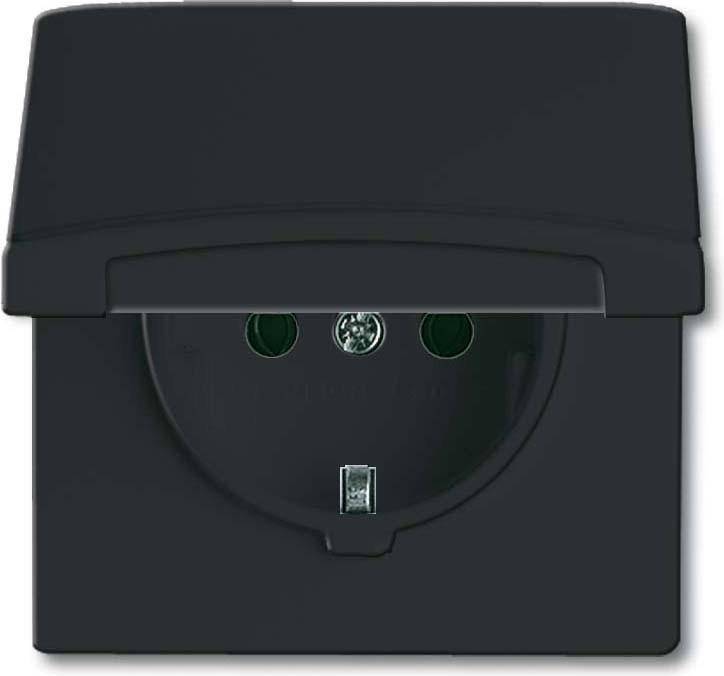 ABB 2CKA002064A0290 Geräteeinsatz IP44 Schwarz-Grau, Anthrazit