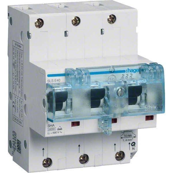 Hager HTN340E Hauptleitungsschutzschalter 40 A 400 V