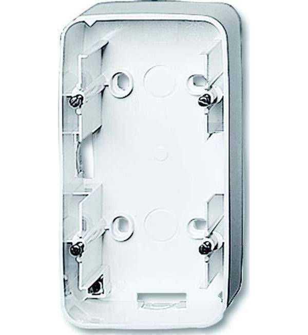Busch-Jaeger 2fach Aufputzgehäuse Weiß, Reinweiß (RAL 9010) 2CKA001799A0345