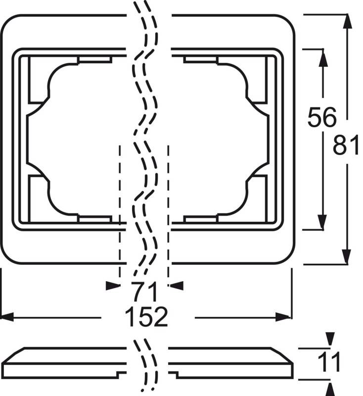 Busch-Jaeger 2fach Rahmen Rahmen Platin 2CKA001754A1629