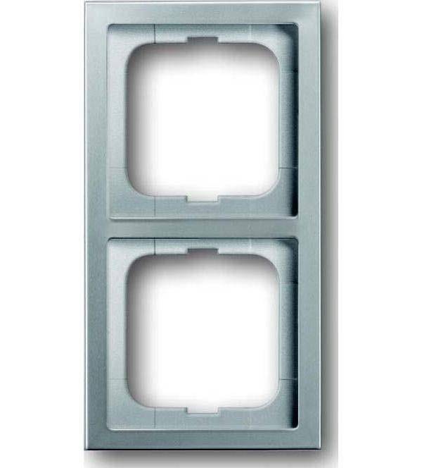 Busch-Jaeger 2fach Rahmen Rahmen Edelstahl 2CKA001754A4318