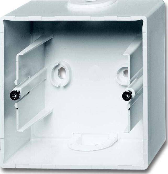 Busch-Jaeger 1fach Aufputzgehäuse Weiß, Verkehrsweiß 2CKA001799A0897